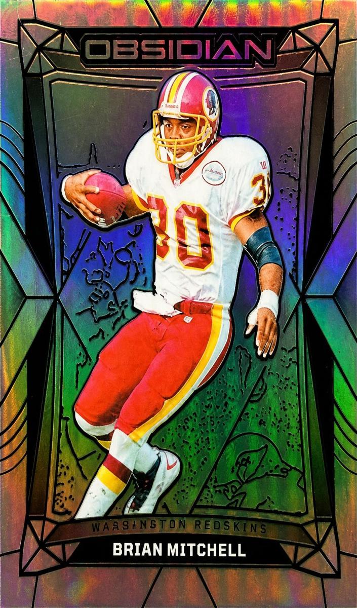2024 Panini Obsidian Football Silver Brian Mitchell #200