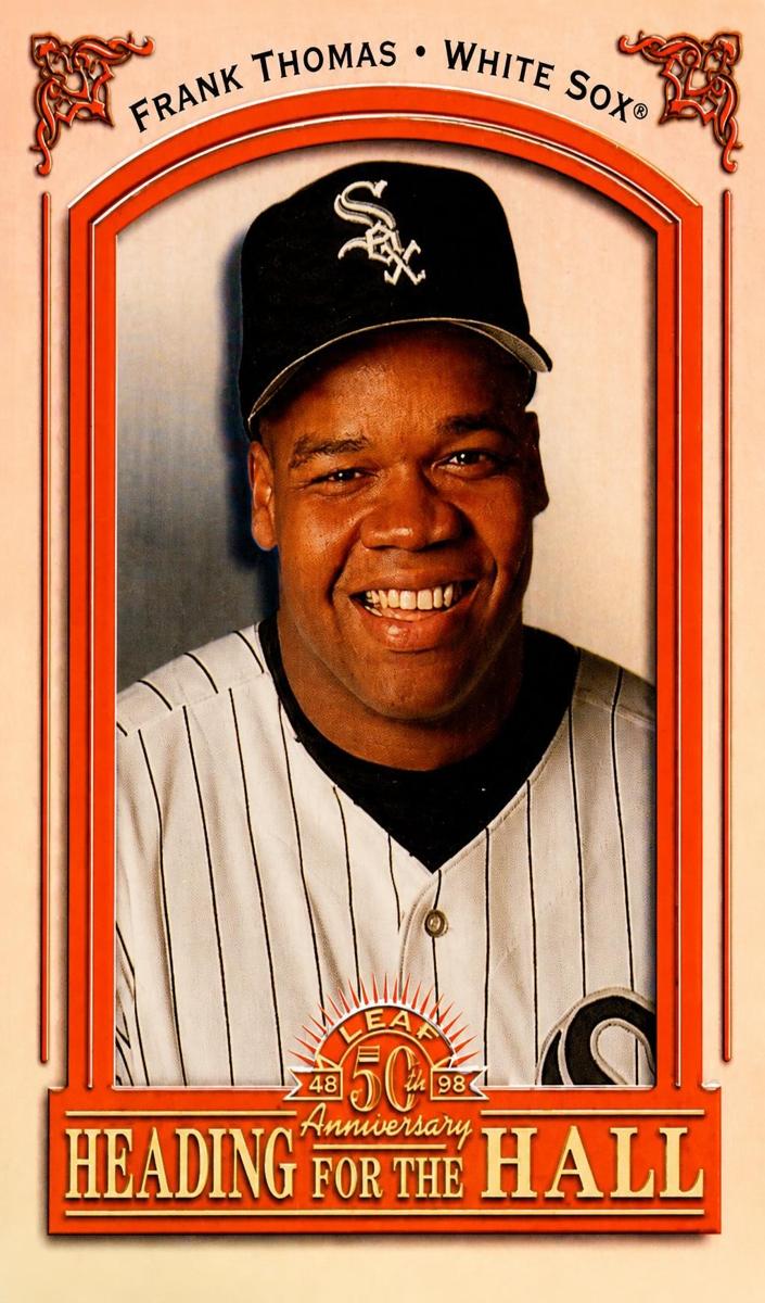 1998 Leaf Baseball Frank Thomas #20 PSA 9