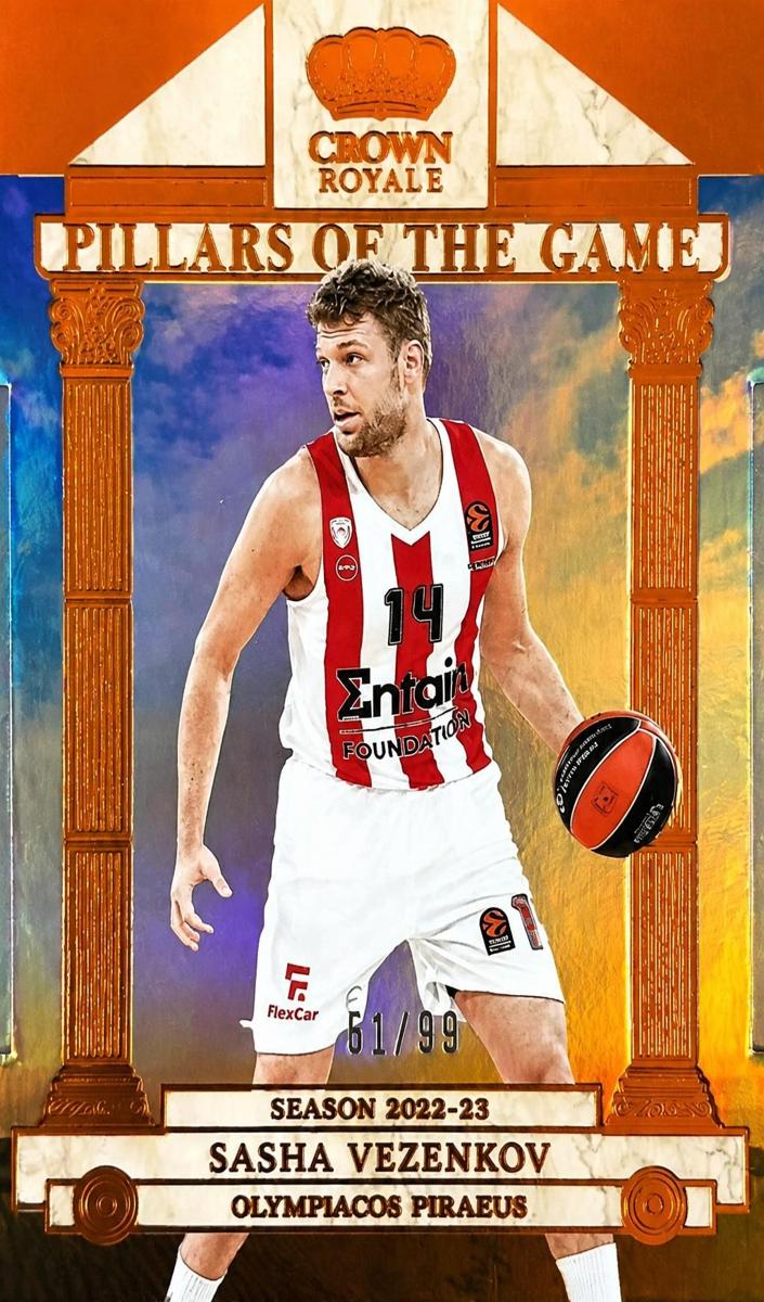 2023 Panini Crown Royale Turkish Airlines EuroLeague Basketball Sasha Vezenkov #12