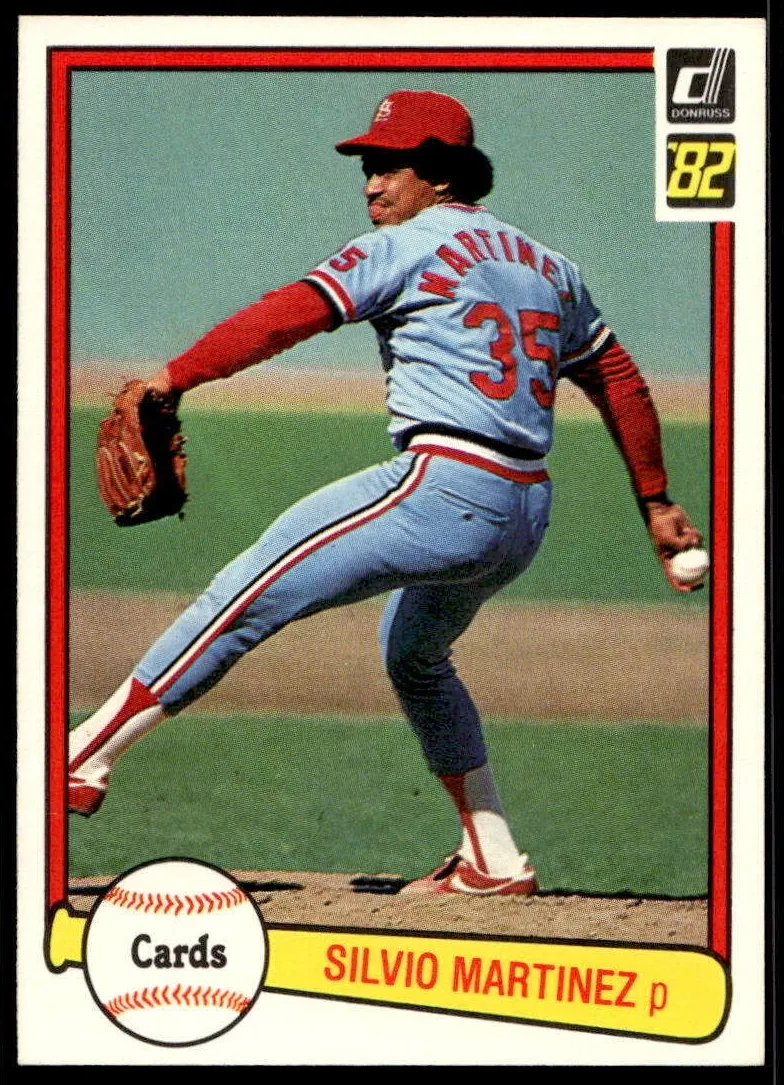 1982 Donruss Baseball Silvio Martinez #469