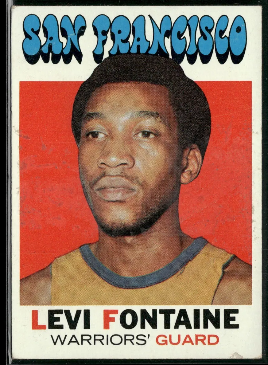 1971 Topps Basketball Levi Fontaine #92 PSA 8.5