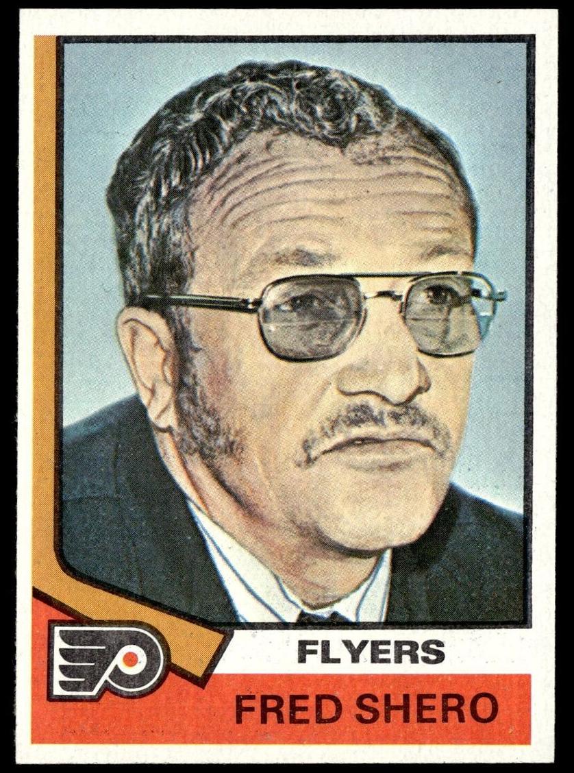 1974 Topps Hockey Fred Shero #21 RAW Ungraded