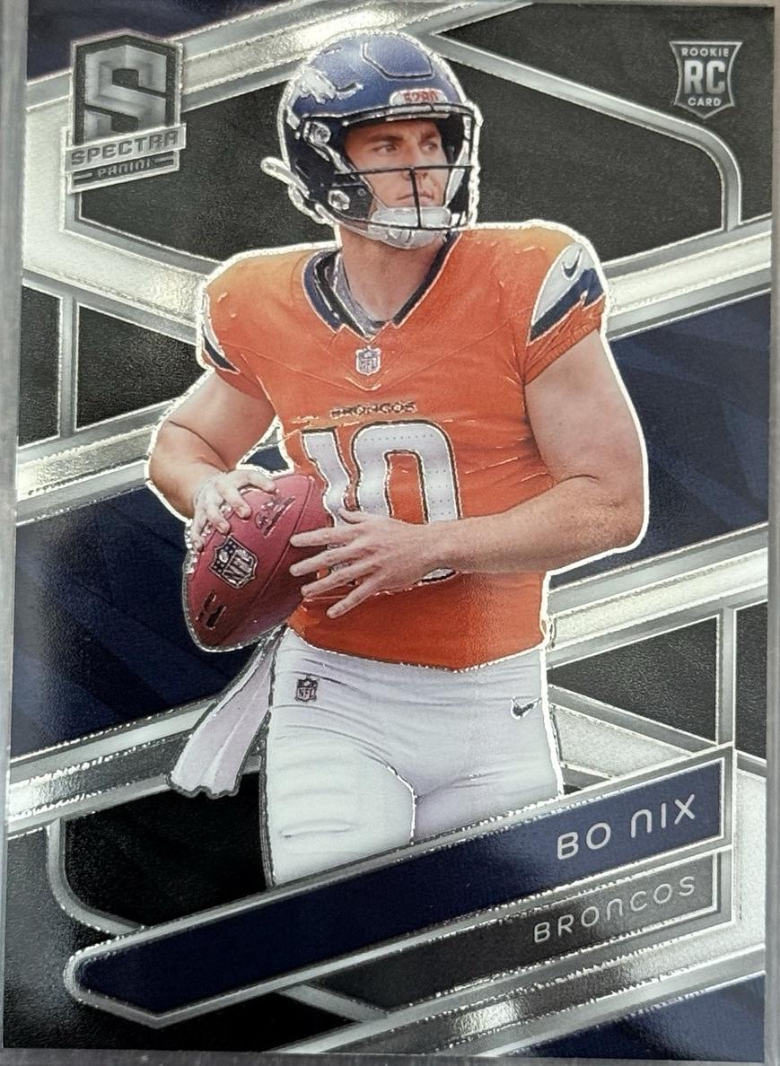 2024 Panini Spectra Football Bo Nix #6 PSA 10