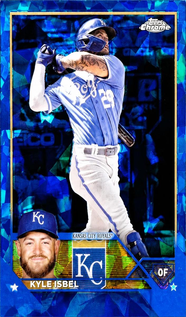 2023 Topps Chrome Sapphire Edition Baseball Kyle Isbel #578