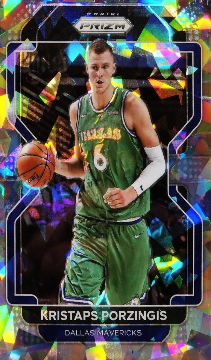 2021 Panini Prizm Basketball Ice Kristaps Porzingis #74