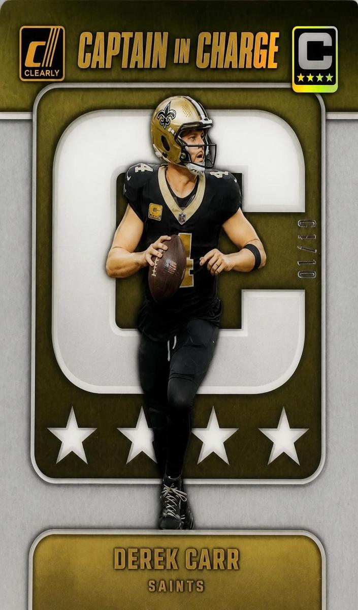 2024 Donruss Optic Football Gold Derek Carr #139
