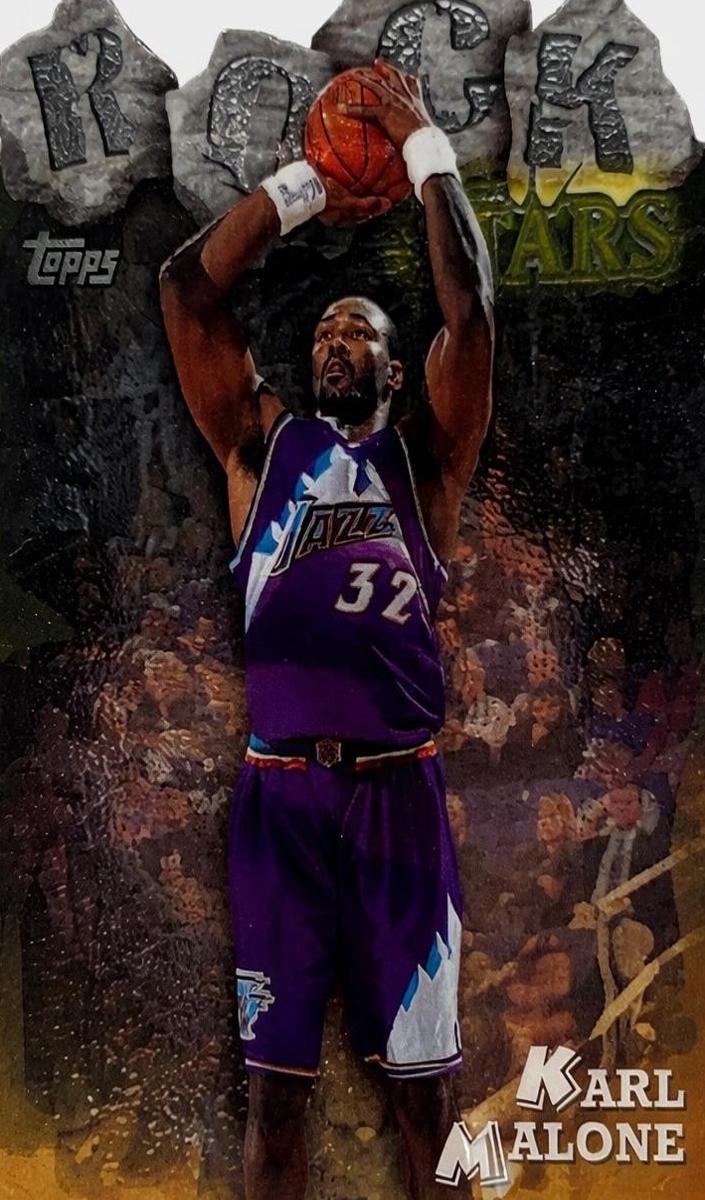 1997 Topps Basketball Karl Malone #RS16 PSA 9