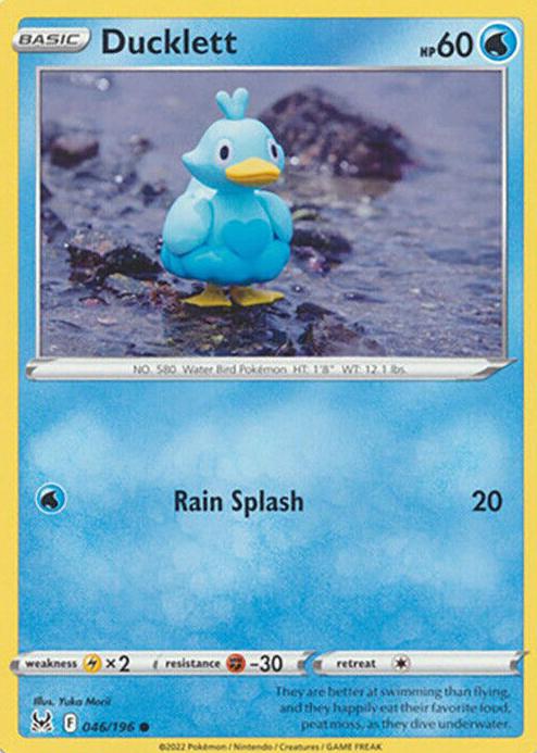 2022 Pokemon Lost Origin Ducklett #46
