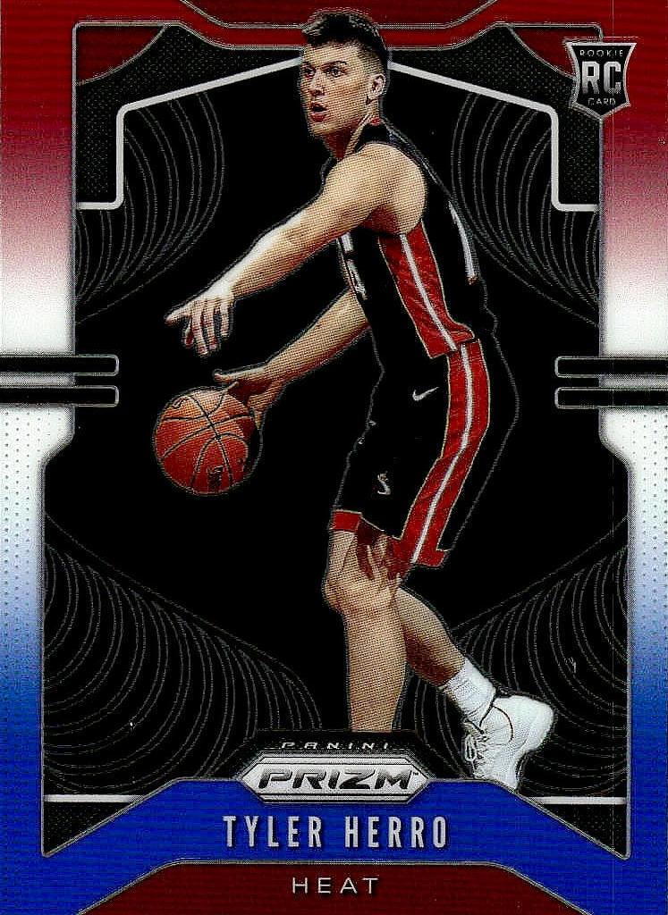 2019 Panini Prizm Basketball Prizm Red White Blue Tyler Herro #259 PSA 10