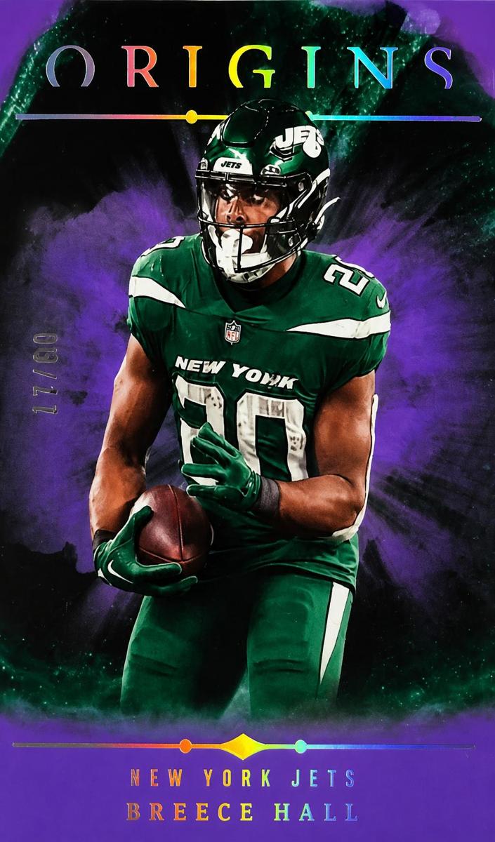 2024 Panini Origins Football Purple Breece Hall #71
