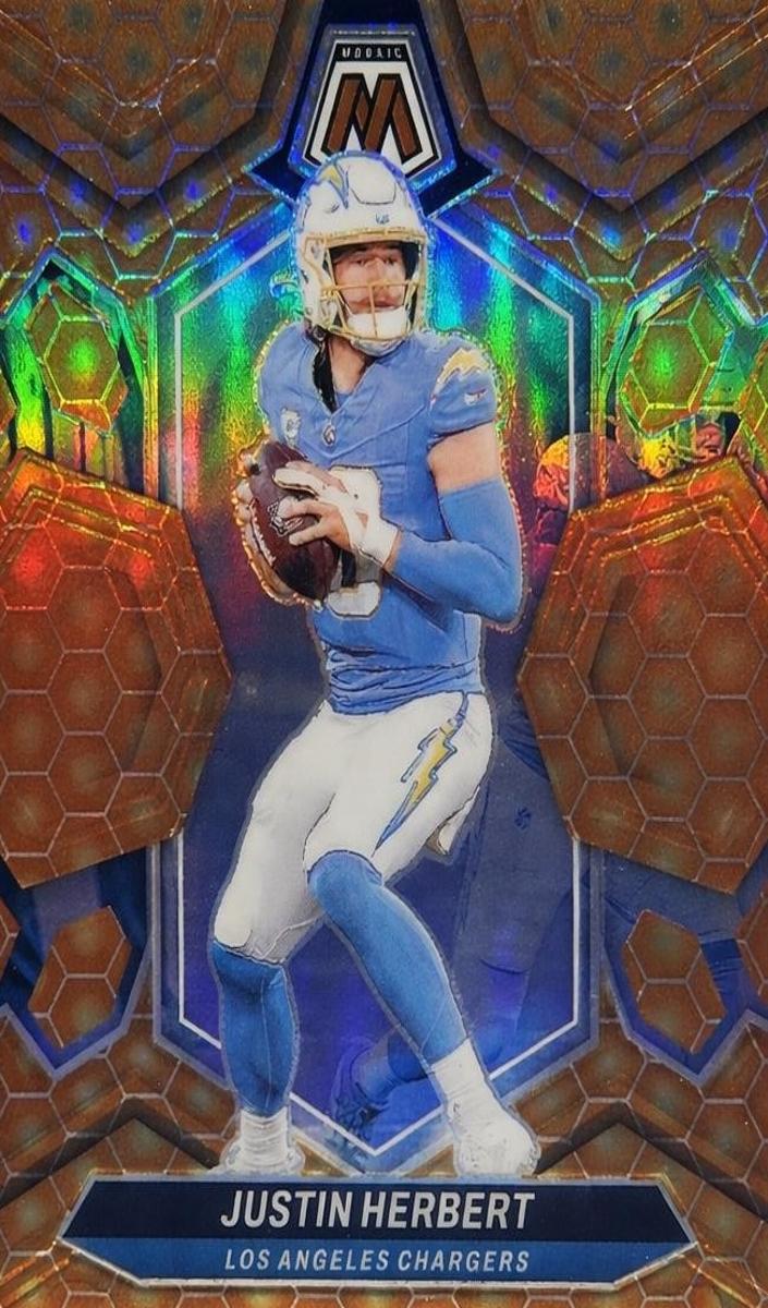 2024 Panini Mosaic Football Honeycomb Justin Herbert #120