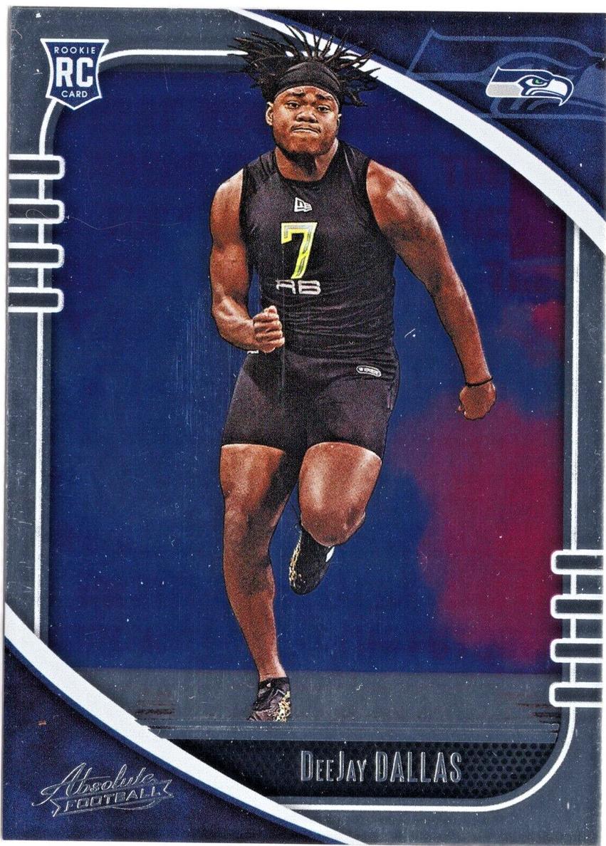 2020 Panini Absolute Football DeeJay Dallas #128 CSG 8.5