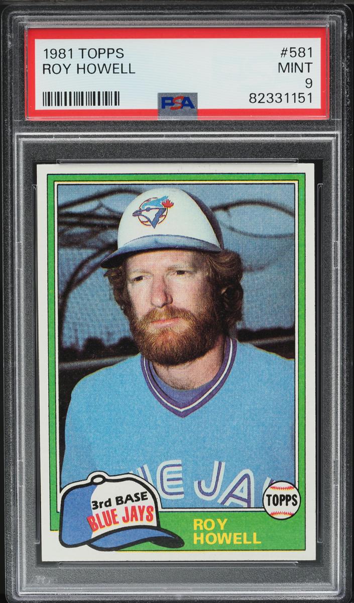 1981 Topps Baseball Roy Howell #581 PSA 8.5