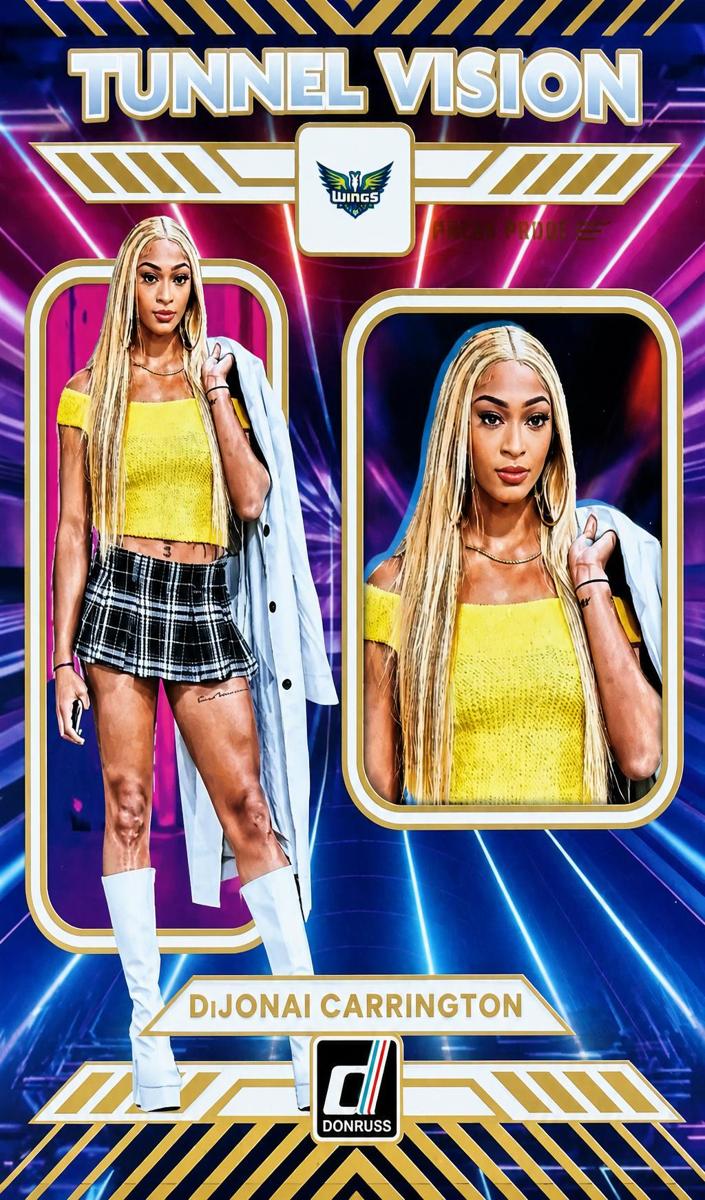 2025 Panini Donruss WNBA Basketball Press Proof Gold DiJonai Carrington #5