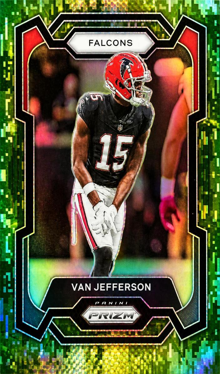 2023 Panini Prizm Football Forest Camo Van Jefferson #171
