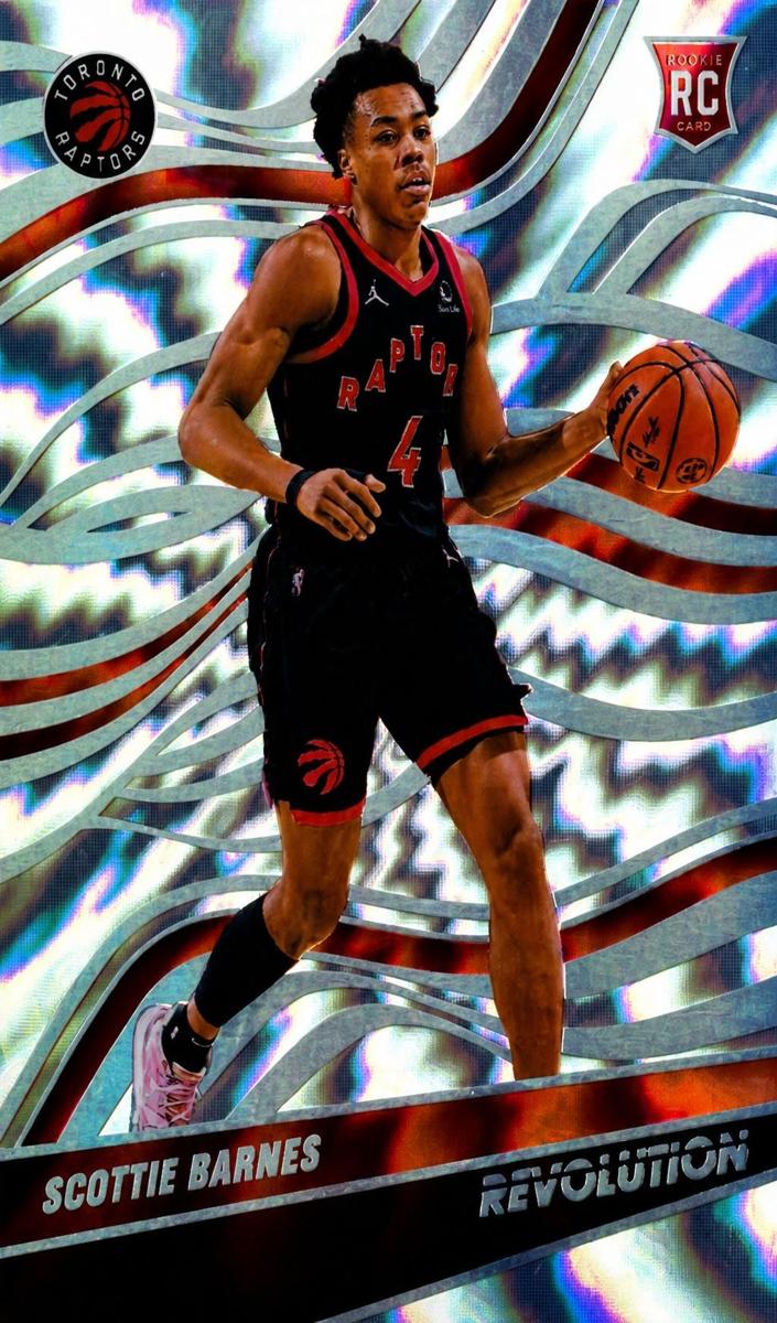 2021 Panini Revolution Basketball Asia Holo Silver Scottie Barnes #145 PSA 9
