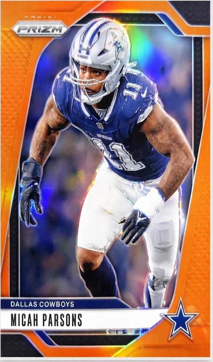 2024 Panini Prizm Football Orange Micah Parsons #77