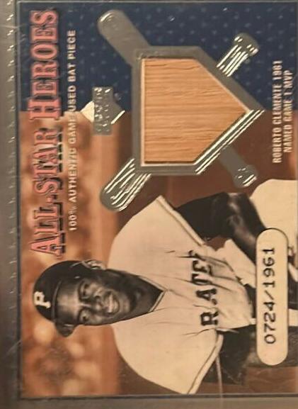 2001 Upper Deck Baseball Roberto Clemente #ASH-RoC BGS 9
