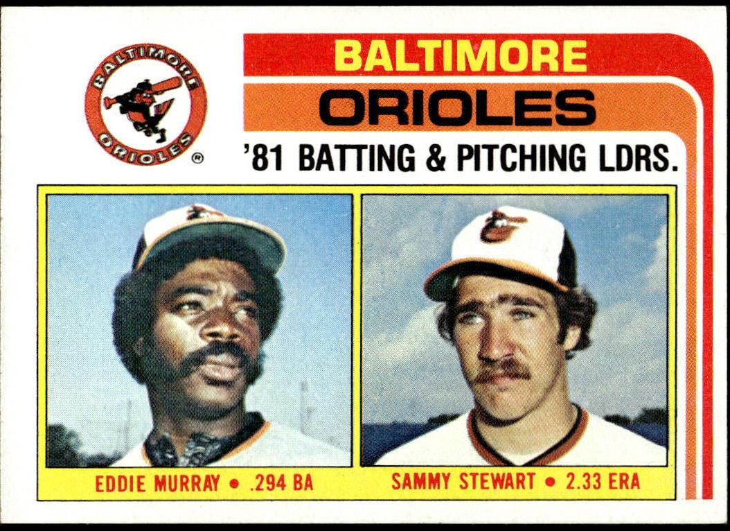 1982 Topps Baseball Eddie Murray #426 PSA 9