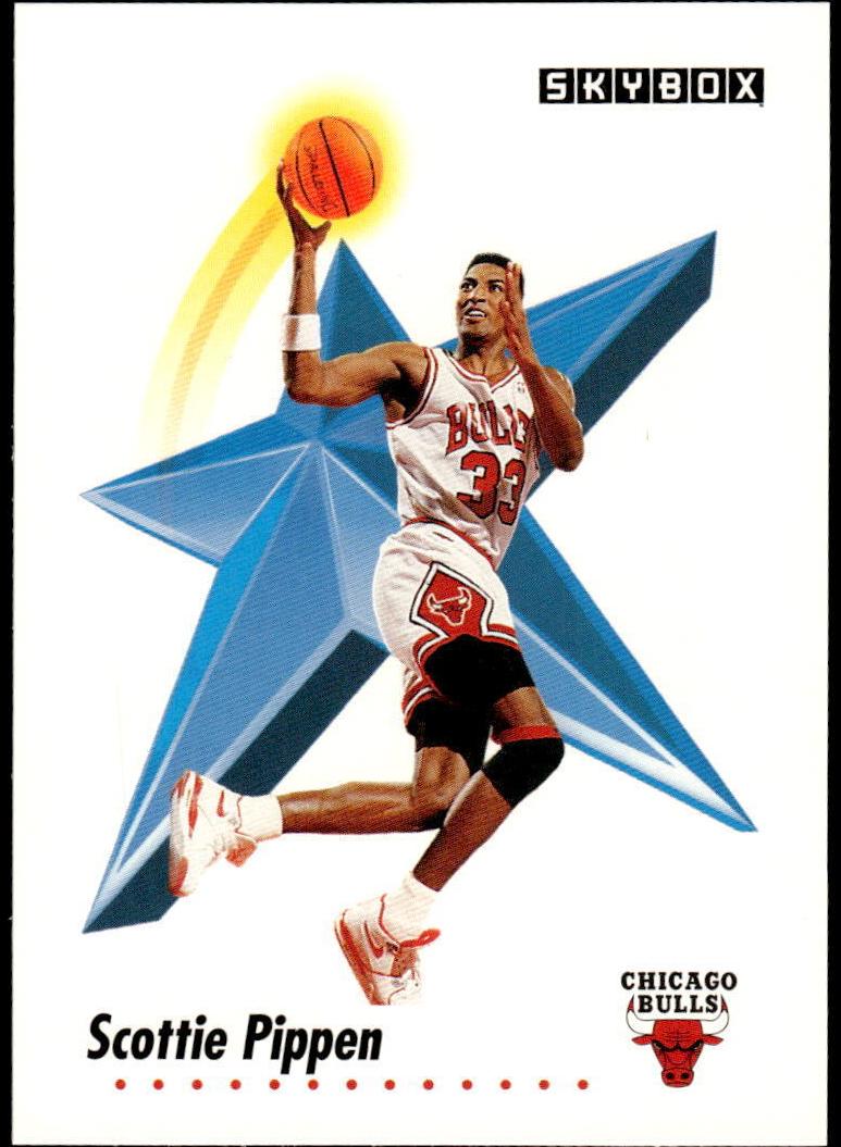 1991 Skybox Basketball Scottie Pippen #44