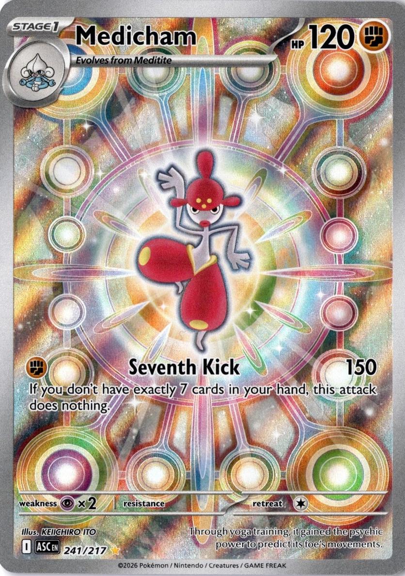 2026 Pokemon Mega Evolution Ascended Heroes Medicham #241