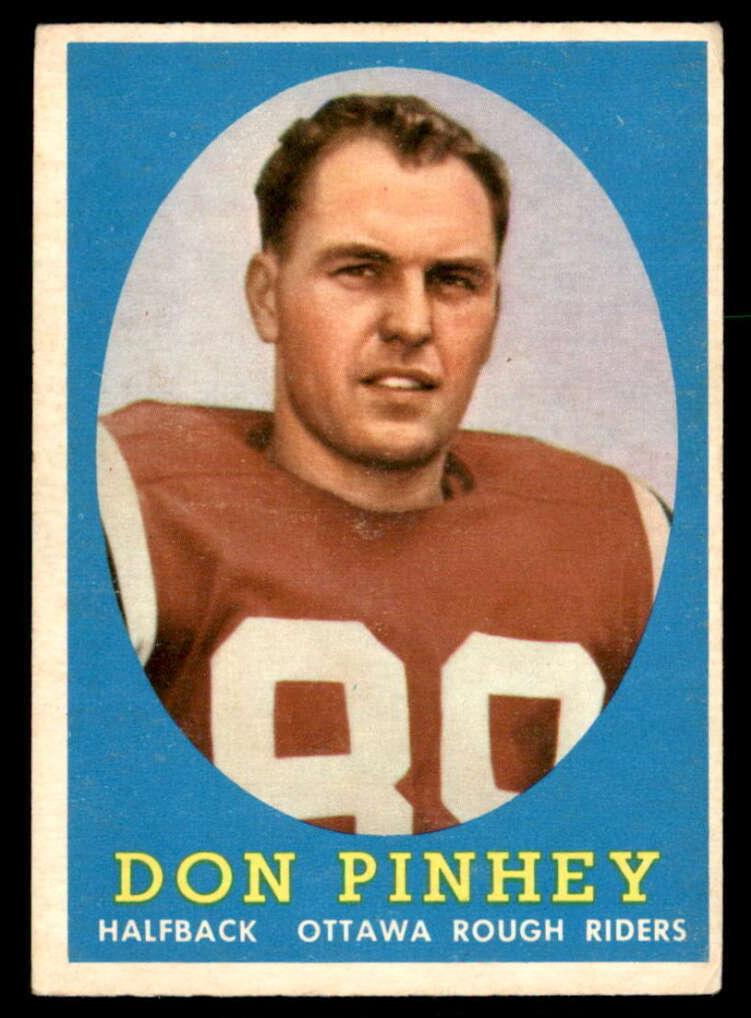 1958 Topps CFL Football Don Pinhey #26