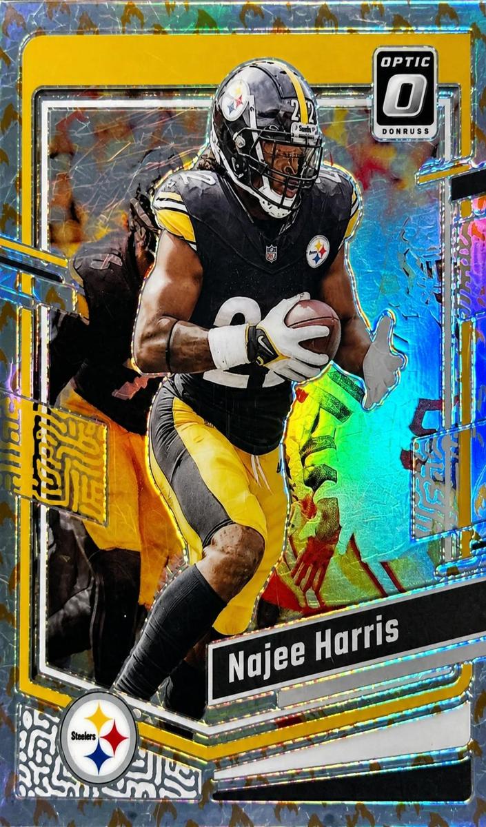 2023 Donruss Optic Football Fire Najee Harris #165