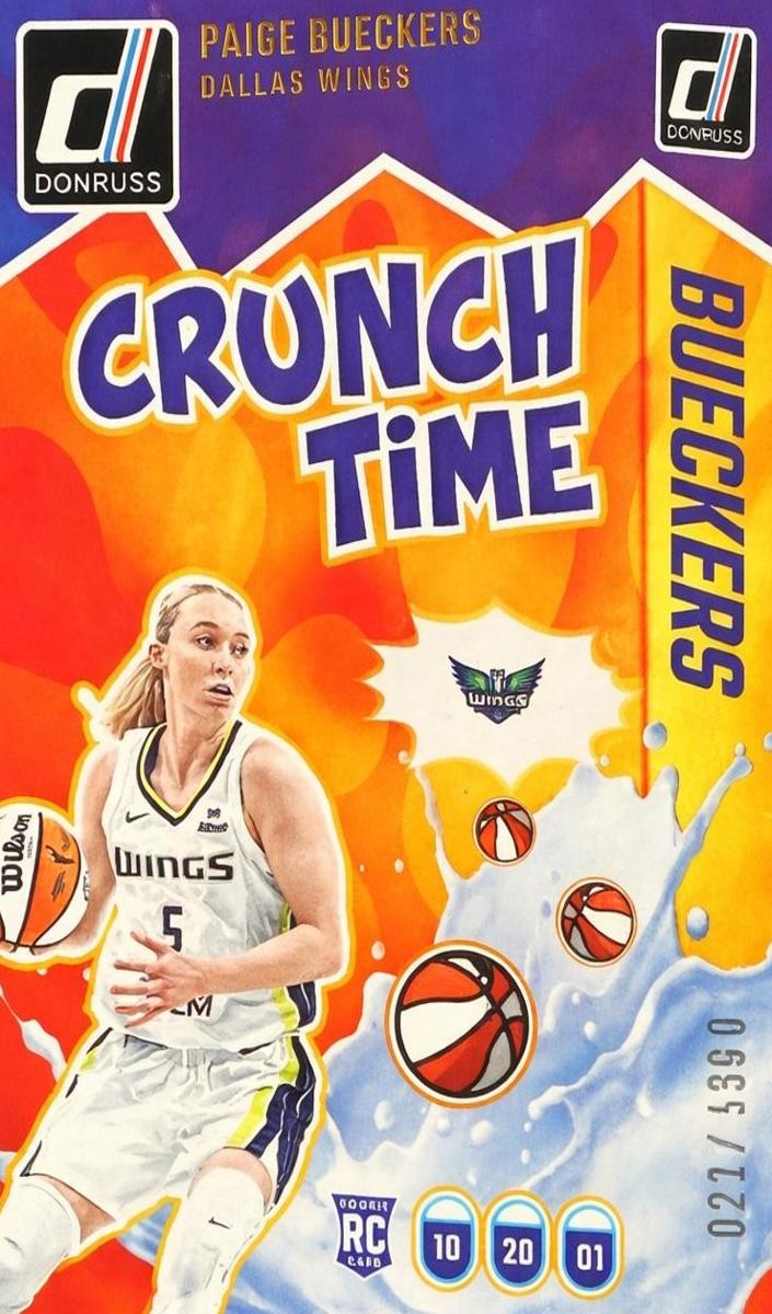 2025 Panini Donruss WNBA Basketball Orange Laser Paige Bueckers #19