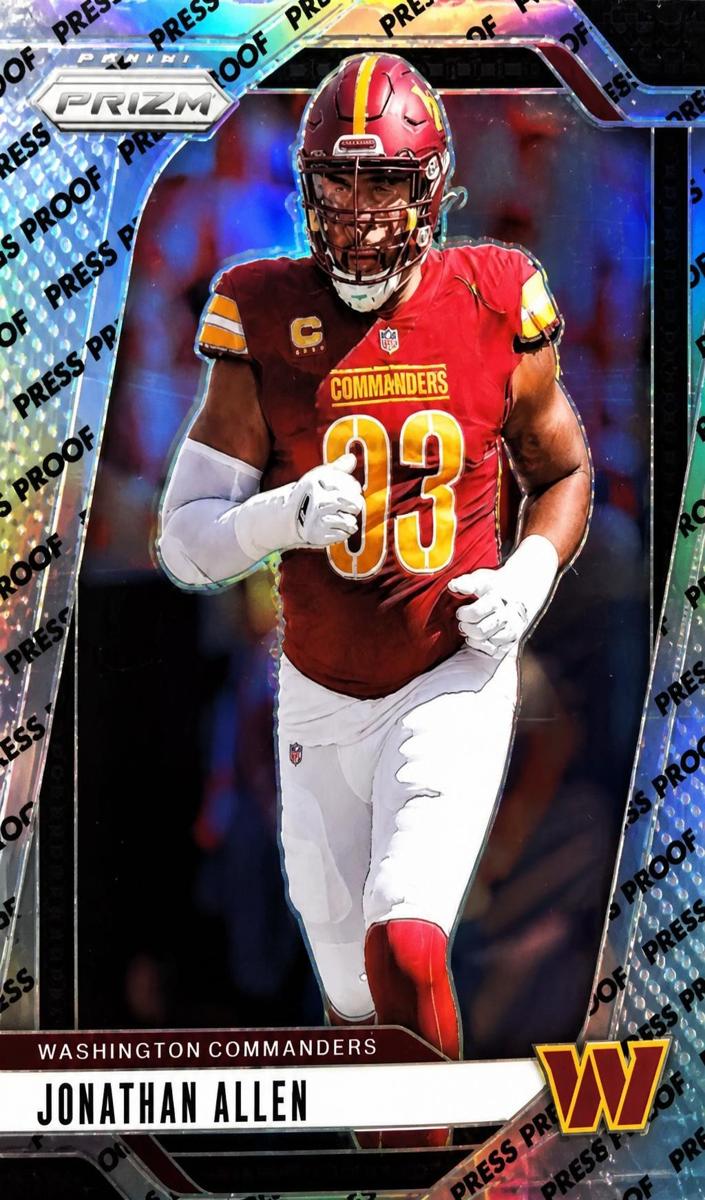 2024 Panini Prizm Football Press Proof Jonathan Allen #292