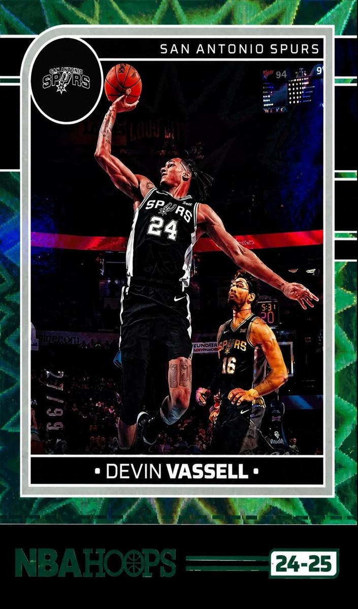 2024 Panini Hoops Basketball Devin Vassell #195