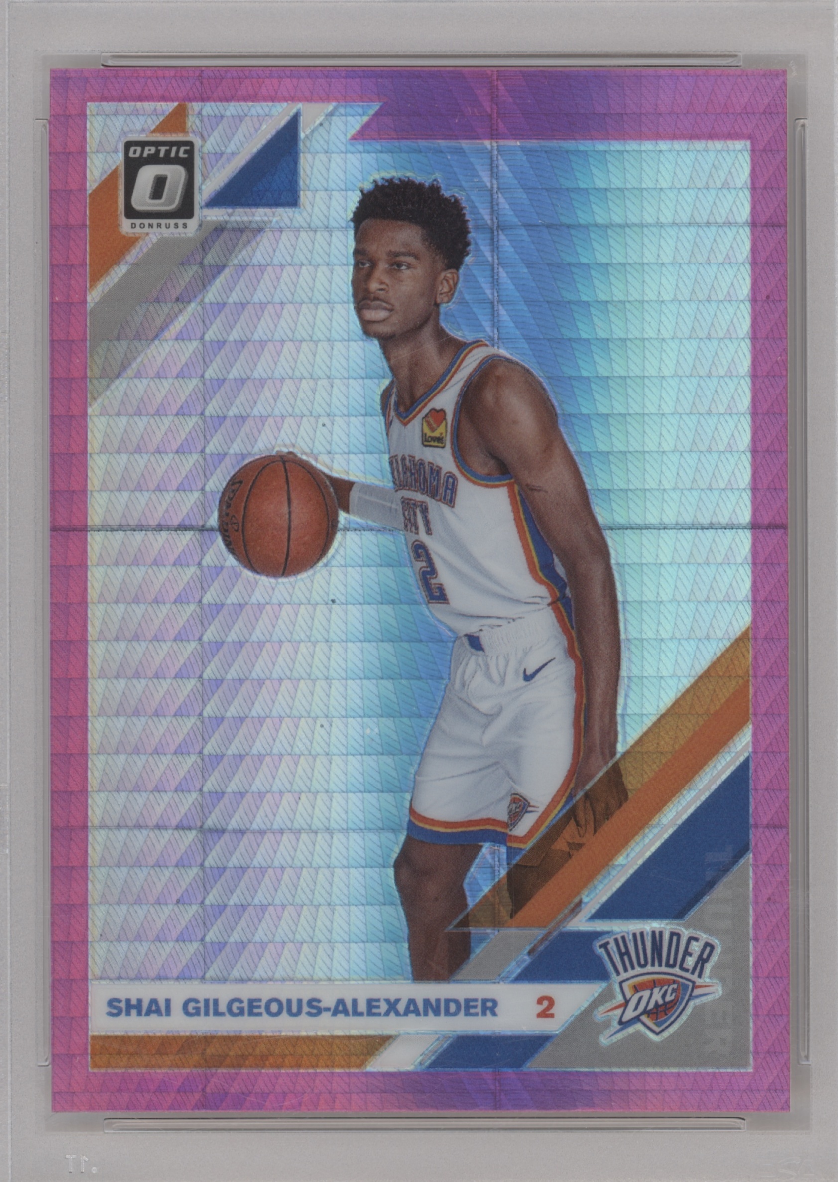 2019 Donruss Optic Basketball Hyper Pink Shai Gilgeous-Alexander #113