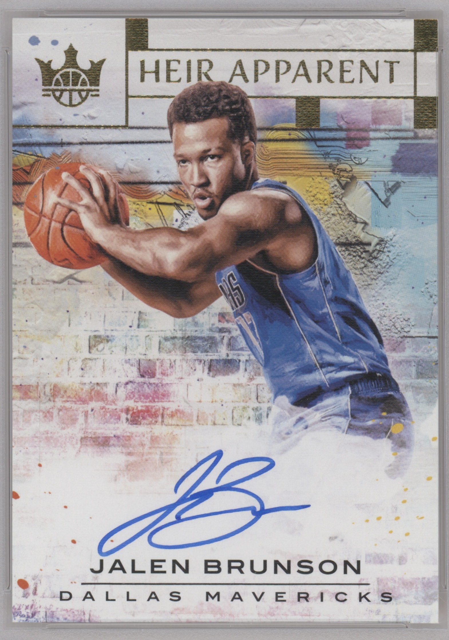 2018 Panini Court Kings Basketball Jalen Brunson #HA-LBR PSA 10