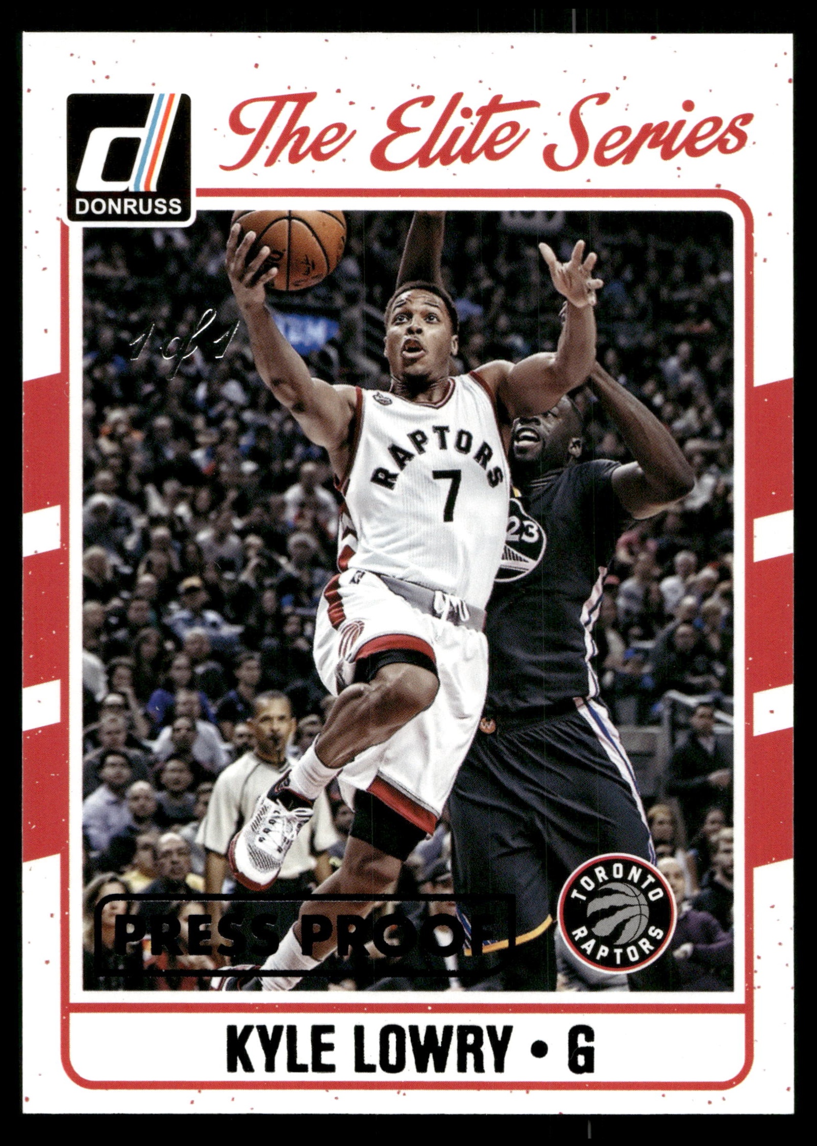 2016 Panini Donruss Basketball Press Proof Black Kyle Lowry #20