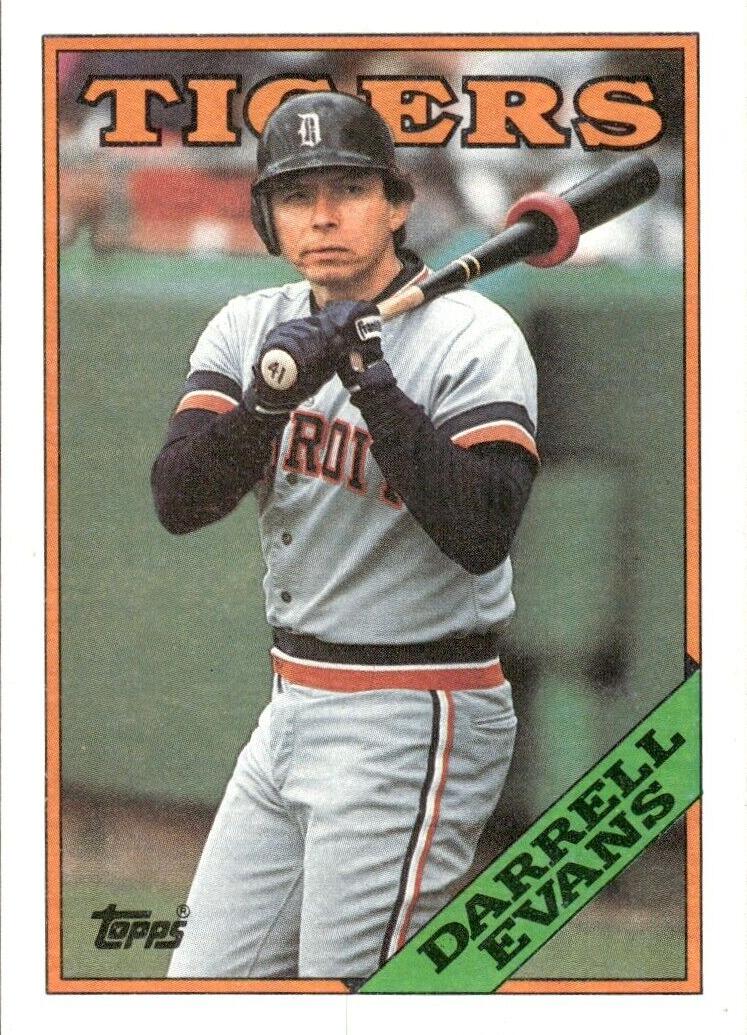 1988 Topps Baseball Darrell Evans #630 PSA 9