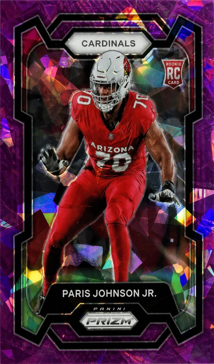 2023 Panini Prizm Football Purple Ice Paris Johnson Jr. #304