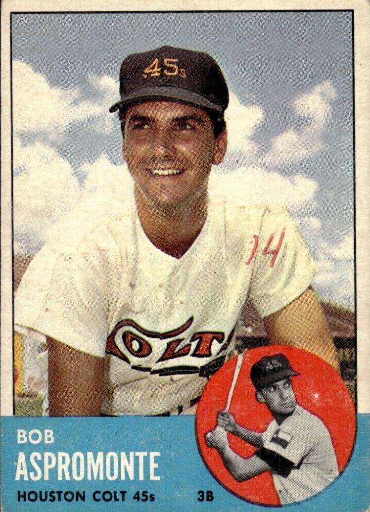 1963 Topps Baseball Bob Aspromonte #45