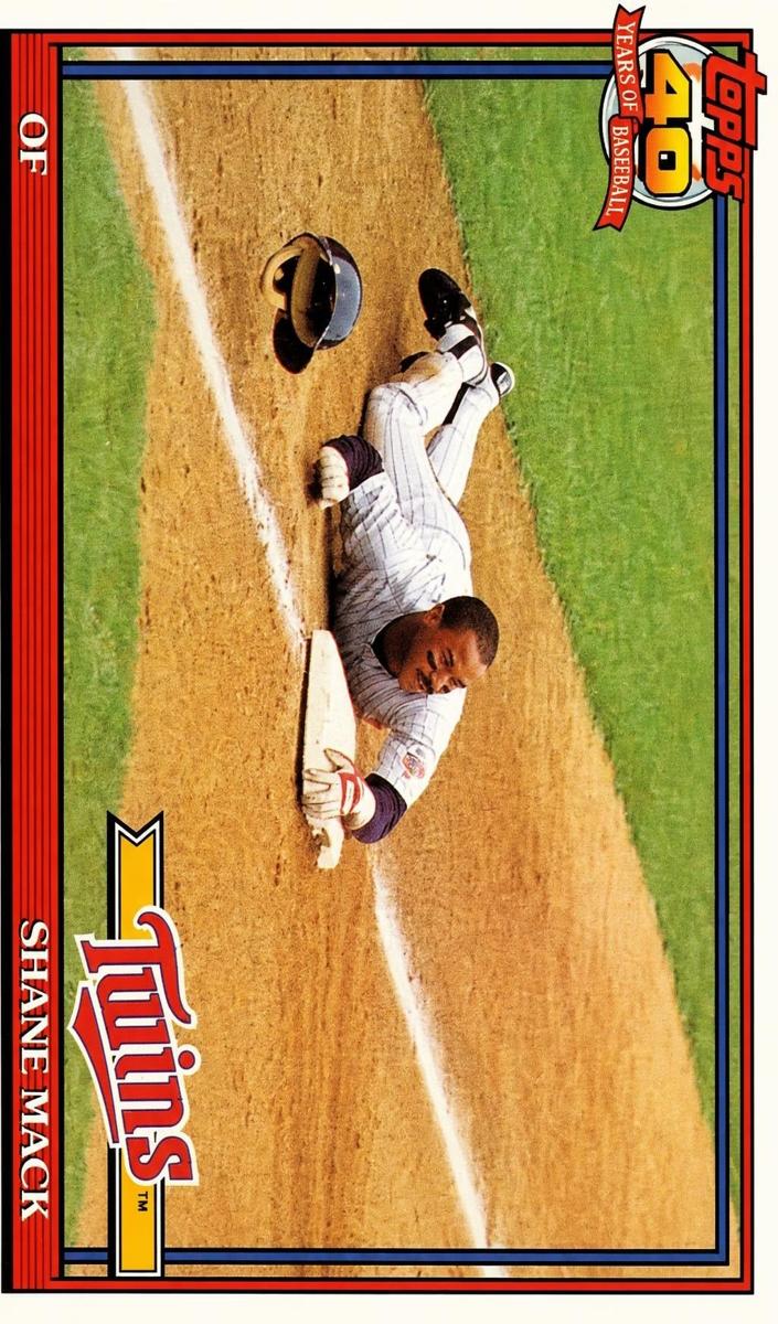 1991 Topps Baseball Shane Mack #672