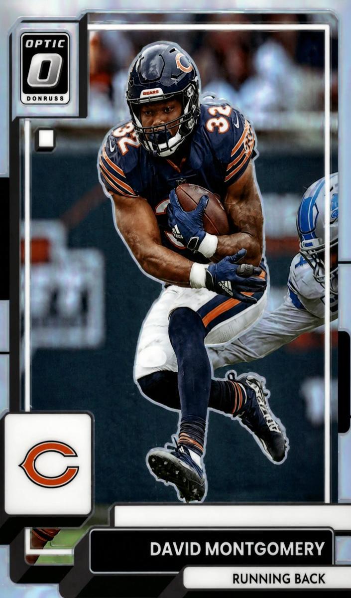 2022 Panini Donruss Football David Montgomery #80
