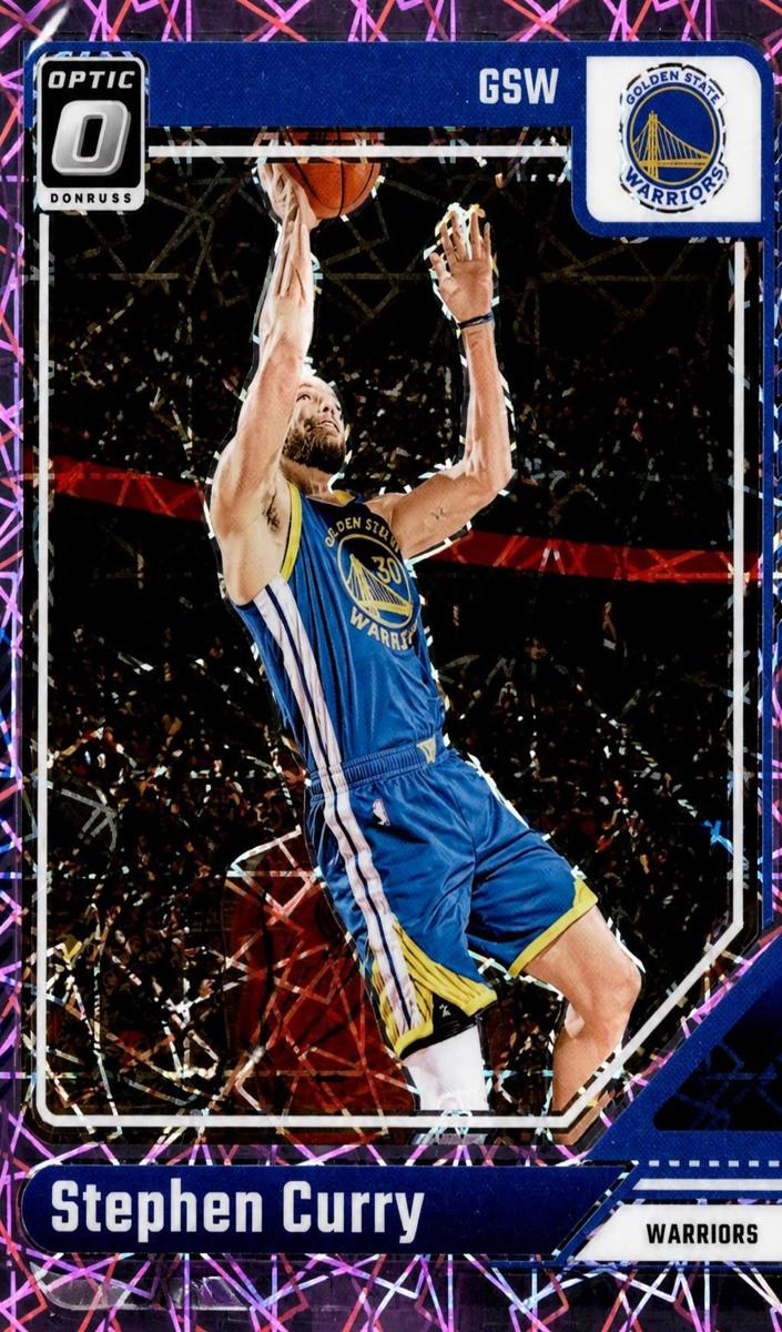 2024 Donruss Optic Basketball Pink Velocity Stephen Curry #155 PSA 9
