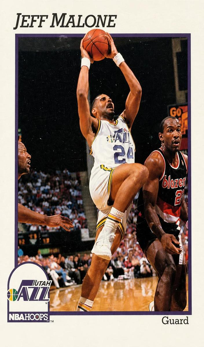 1991 Hoops Basketball Jeff Malone #210 PSA 9