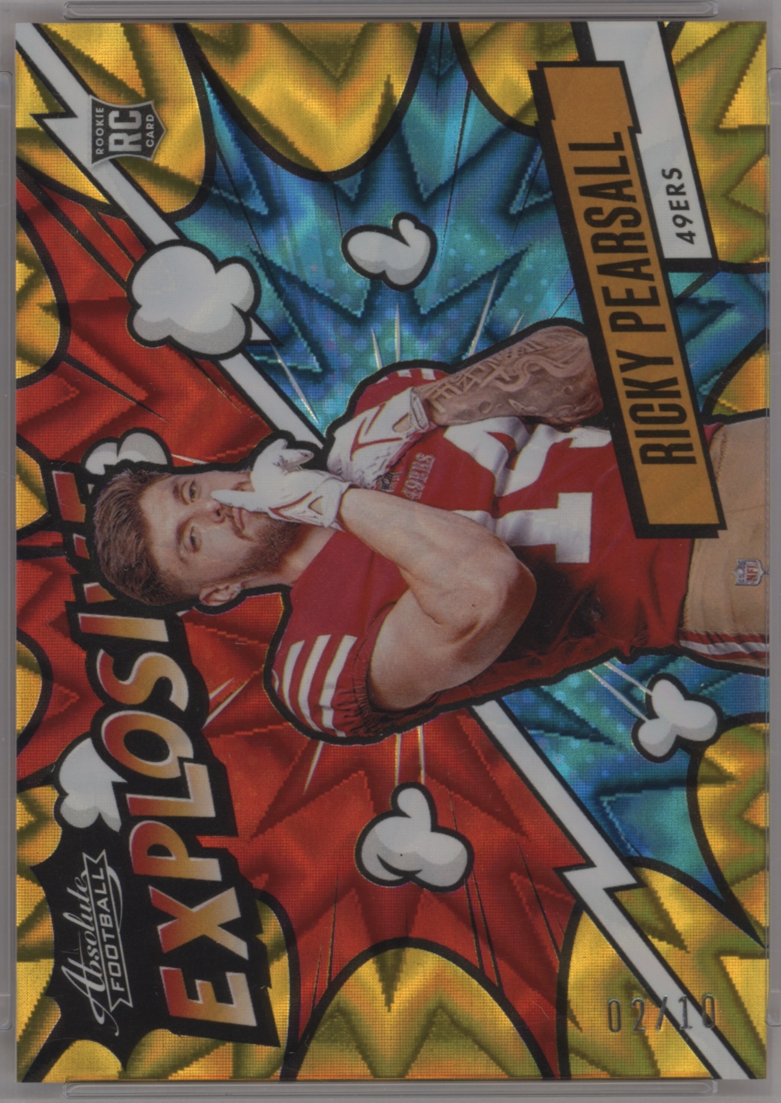 2024 Panini Absolute Football Gold Ricky Pearsall #EX-RPL