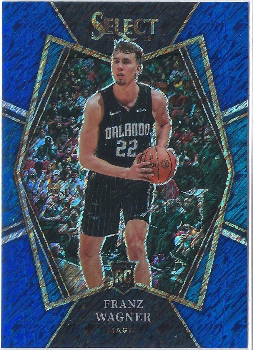 2021 Panini Select Basketball Blue Shimmer Franz Wagner #120