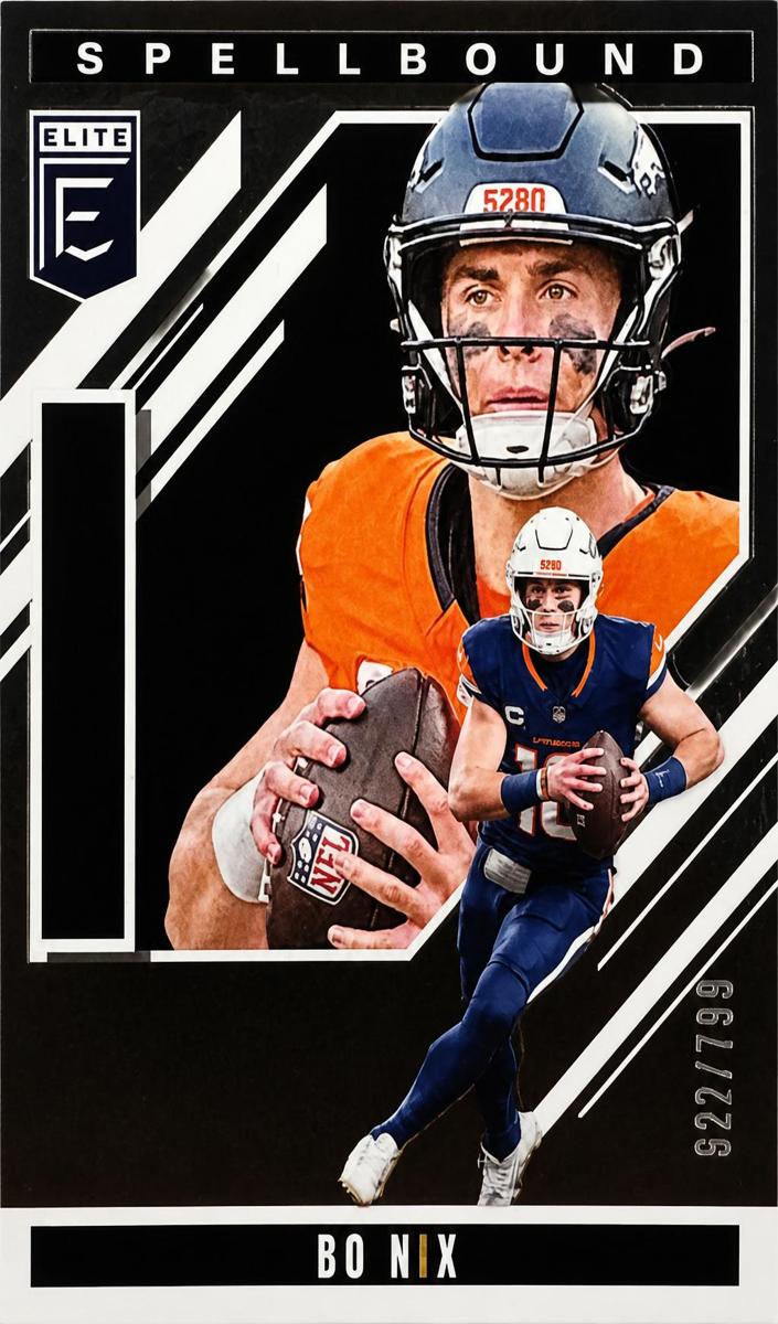 2025 Donruss Elite Football Bo Nix #27