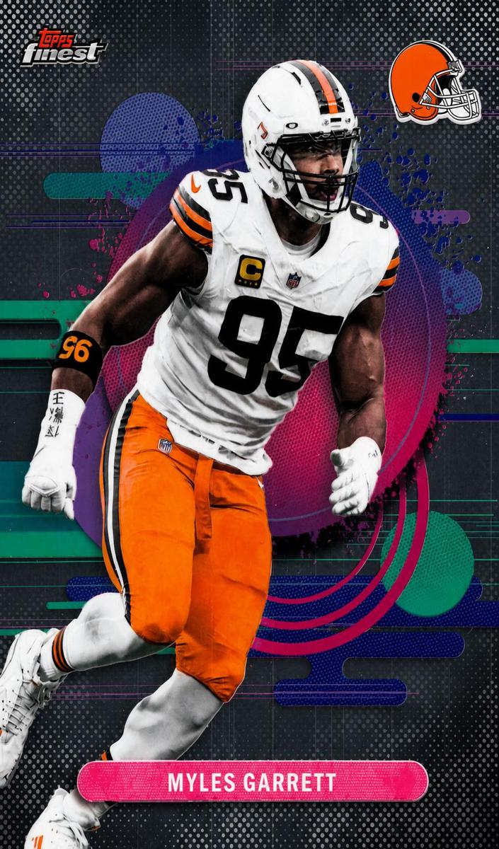 2025 Topps Finest Football Myles Garrett #185