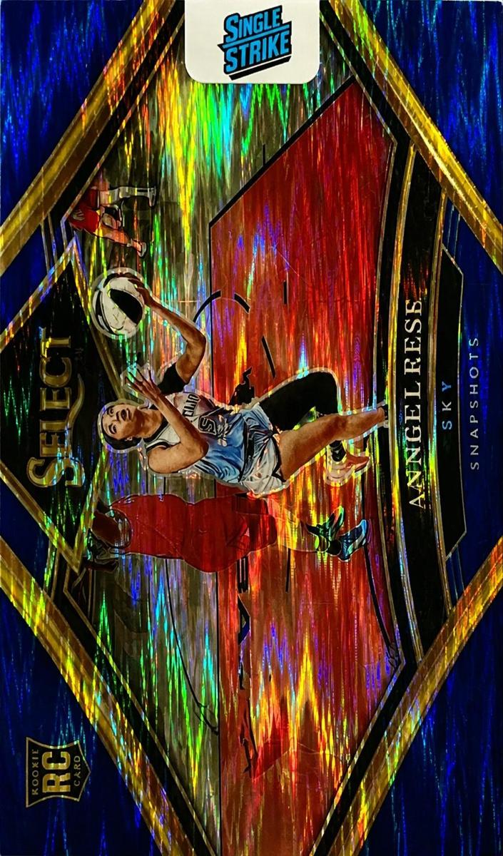 2024 Panini Select WNBA Basketball Blue Flash Angel Reese #15