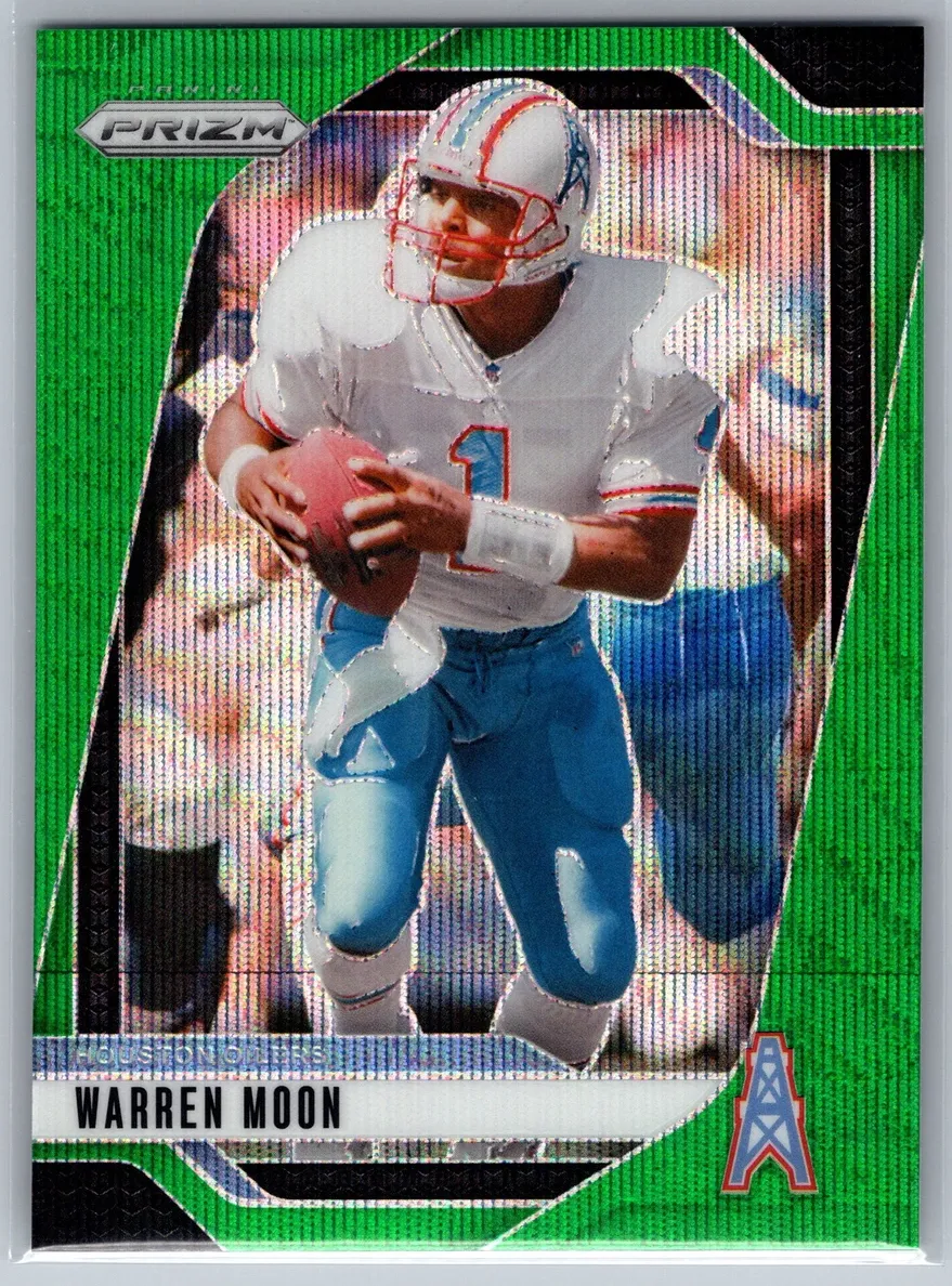 2024 Panini Prizm Football Green Wave Warren Moon #298