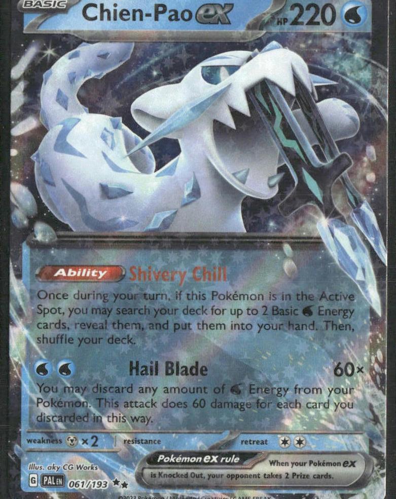2023 Pokemon Scarlet & Violet Paldea Evolved Chien-Pao #61