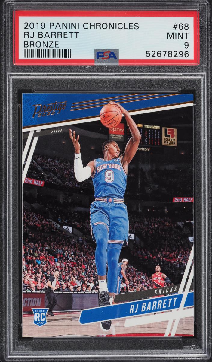 2019 Panini Chronicles Basketball Bronze RJ Barrett #68 PSA 8.5