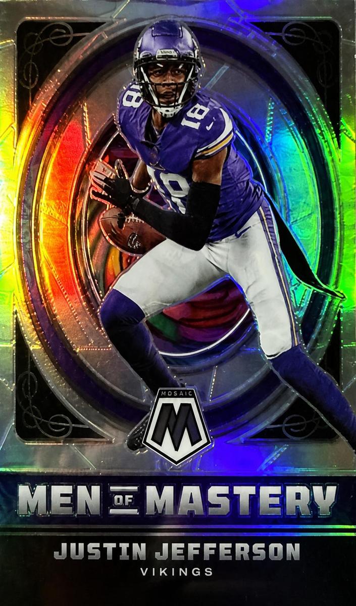 2022 Panini Mosaic Football Silver Justin Jefferson #MM-13