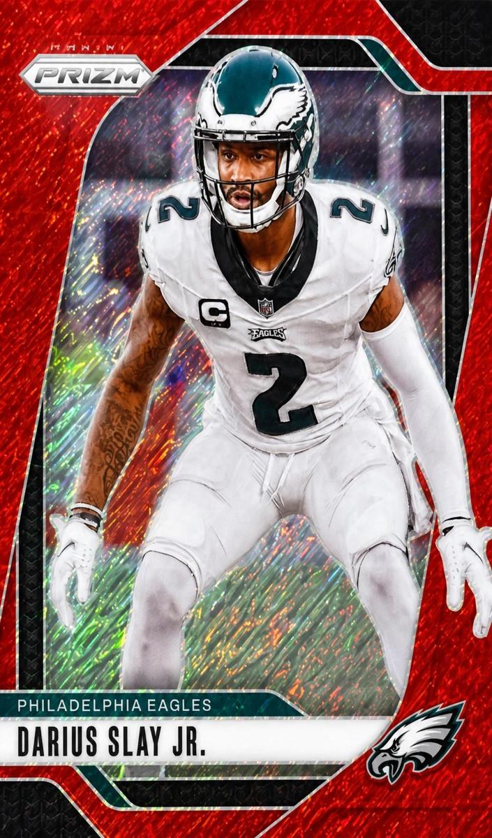 2024 Panini Prizm Football Red Shimmer Darius Slay Jr. #235